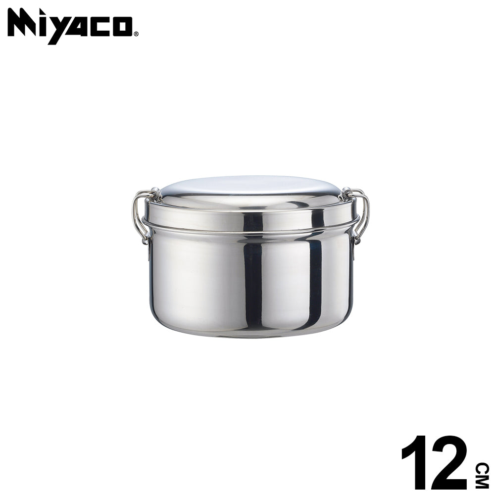 Le idea│Miyaco 304 stainless steel double-layer round lunch box
