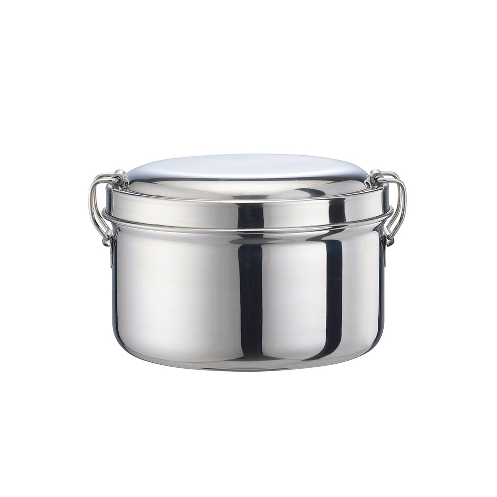 Le idea│Miyaco 304 stainless steel double-layer round lunch box