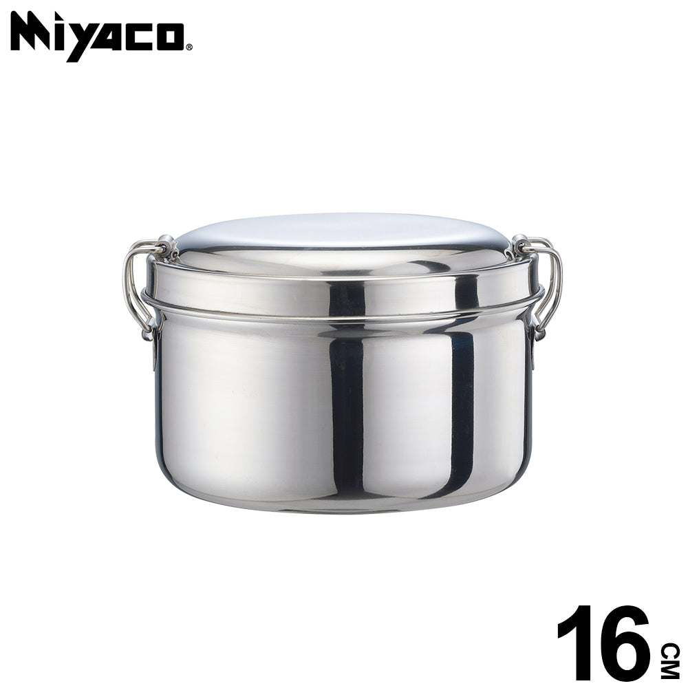 Le idea│Miyaco 304 stainless steel double-layer round lunch box