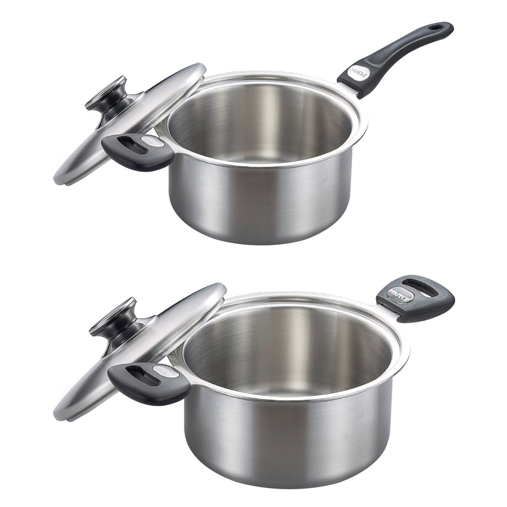 Le idea│PERFECT ultimate 316 stainless steel seven-layer composite gold soup pot IH with lid