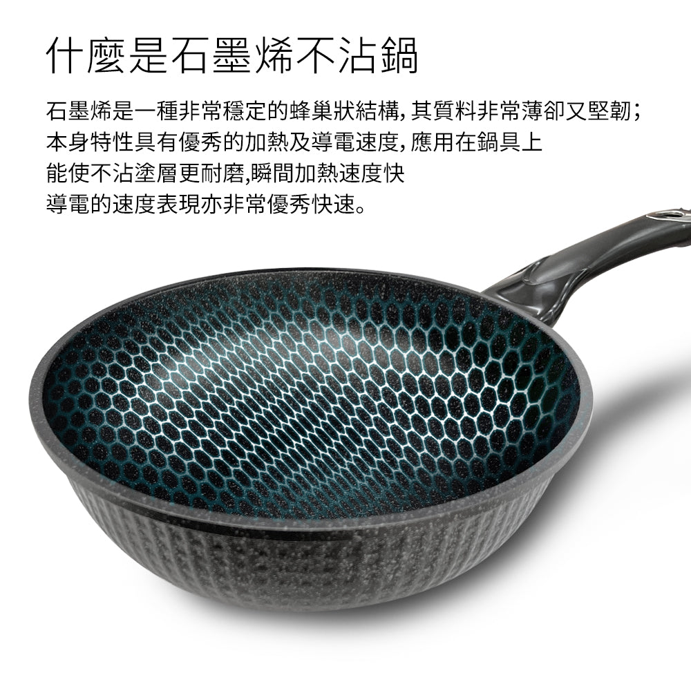Le idea│CLARE Korean-style non-stick wok Korean-style wok without lid Made in Korea