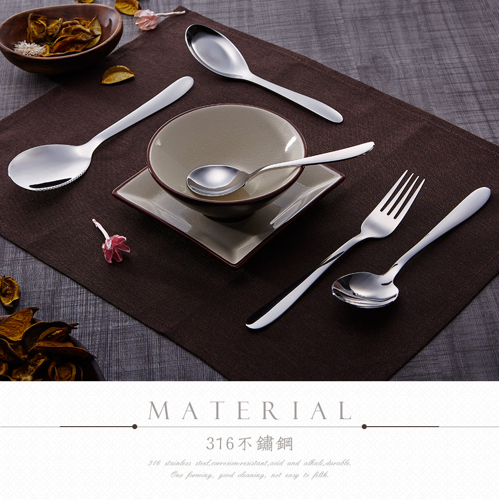 Le idea│PERFECT extreme 316 small tableware fork spoon serving spoon milk spoon hot pot spoon steak knife