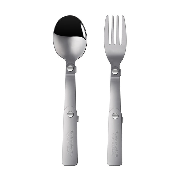 Le idea│PERFECT extreme 316 small tableware folding spoon fork portable tableware folding tableware camping tableware