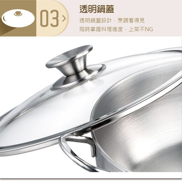 Le idea│PERFECT ultimate 316 stainless steel universal pot double ear soup pot with lid thickness 1.0mm
