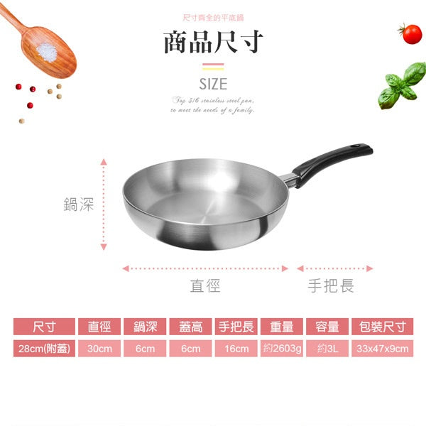Le idea│PERFECT Jinzhi 316 stainless steel pot set pan + soup pot wok pot stew pot