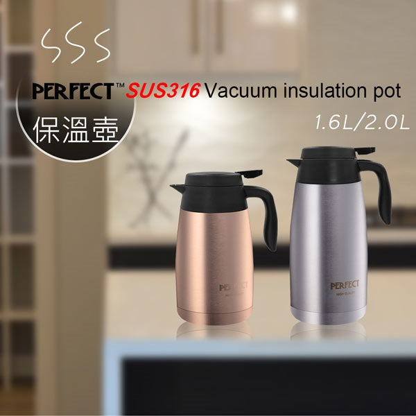 Le idea│PERFECT ultimate 316 stainless steel vacuum insulated kettle mentionable hot water kettle