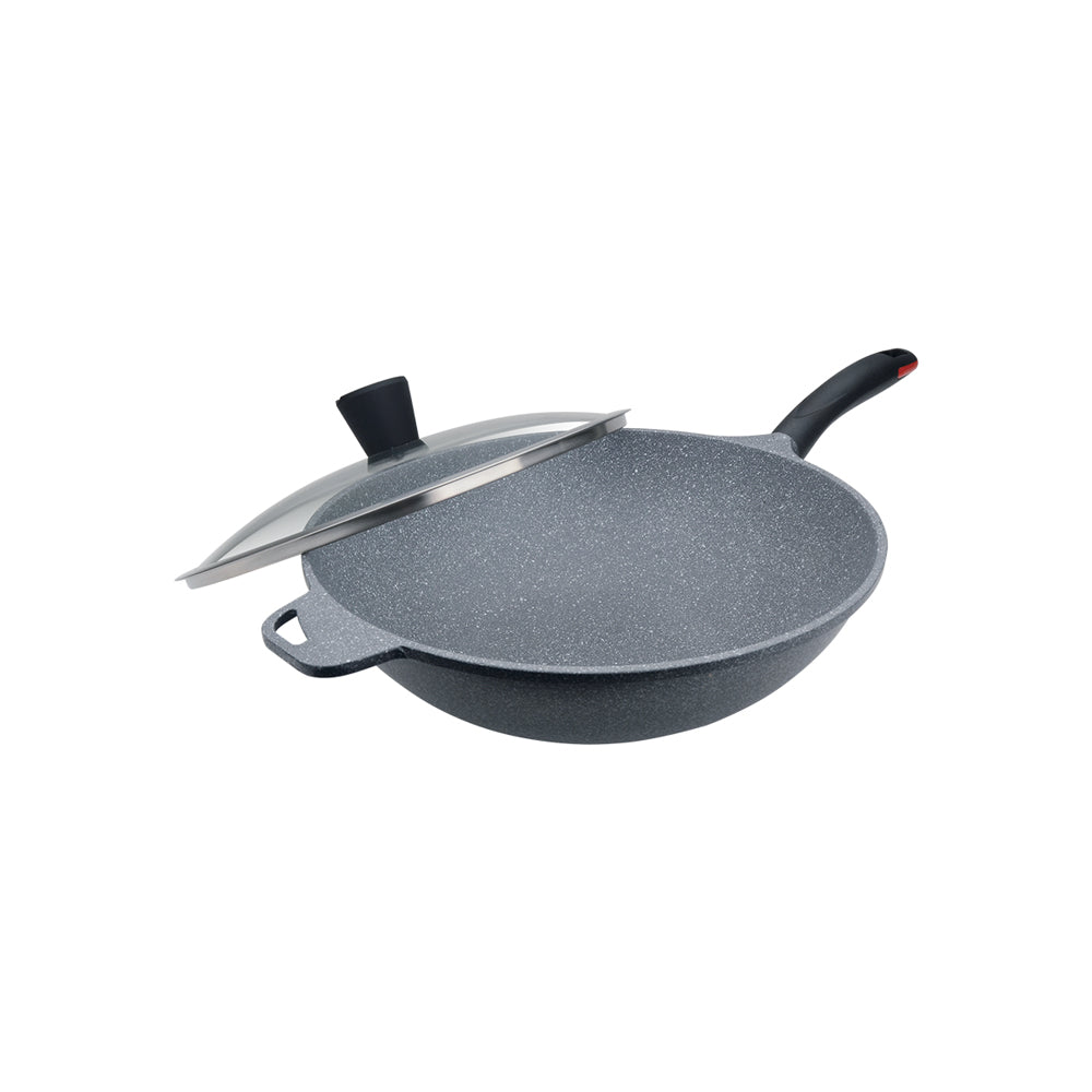 Le idea│PERFECT cast non-stick wok wok IH with lid
