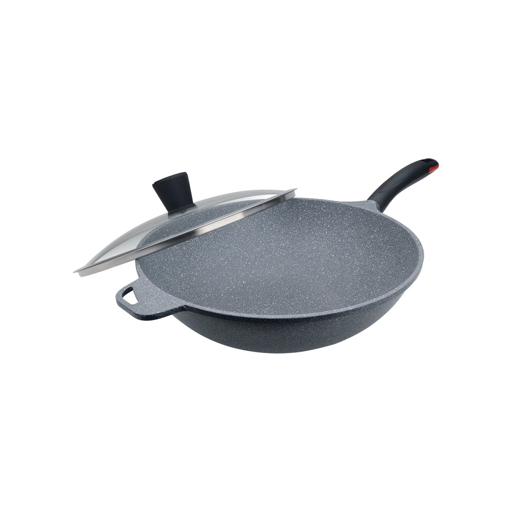 Le idea│PERFECT cast non-stick wok wok IH with lid