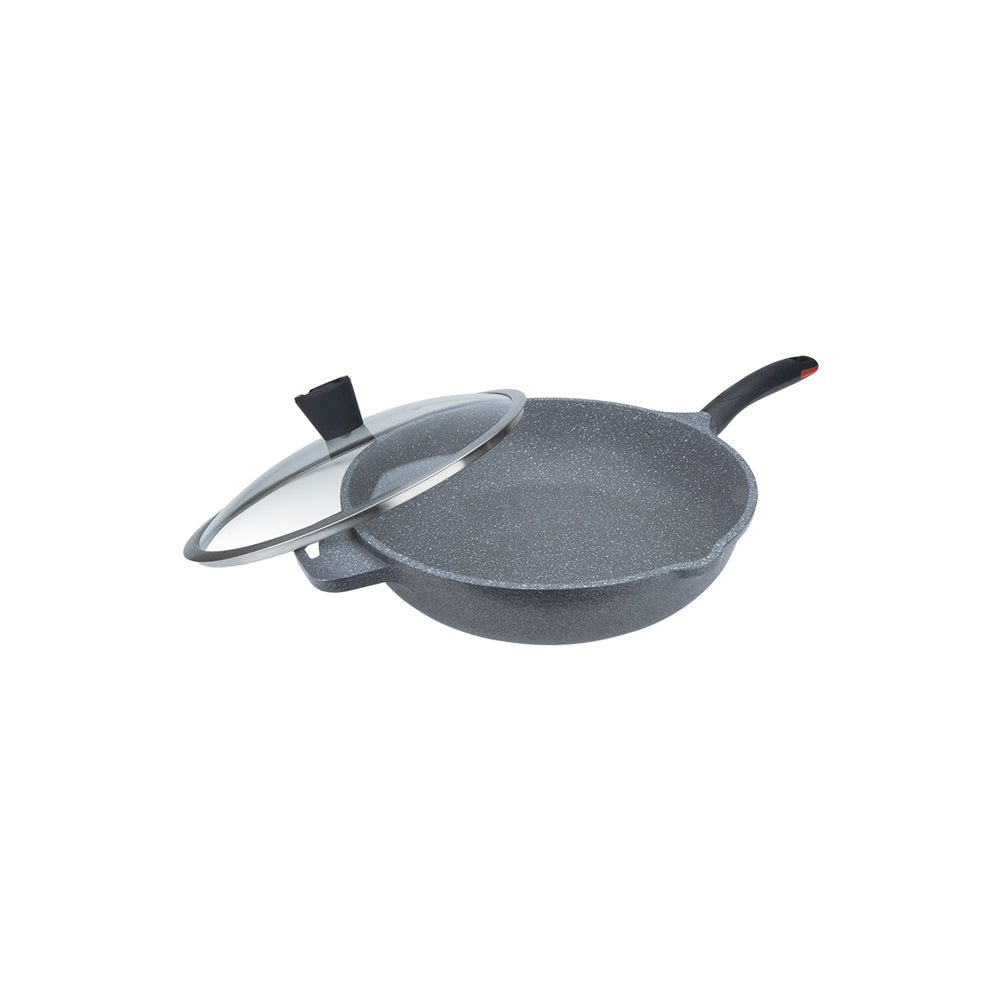 Le idea│PERFECT cast non-stick frying pan IH with lid