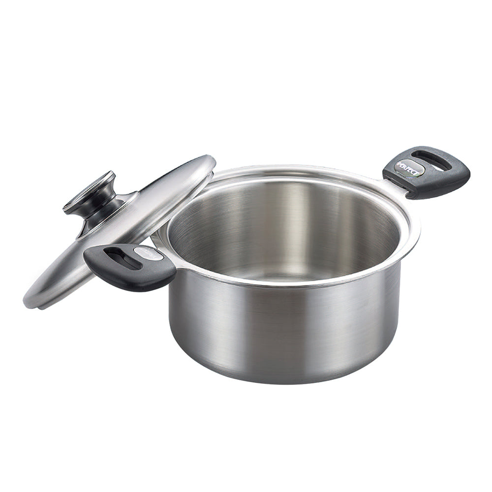 Le idea│PERFECT ultimate 316 stainless steel seven-layer composite gold soup pot IH with lid