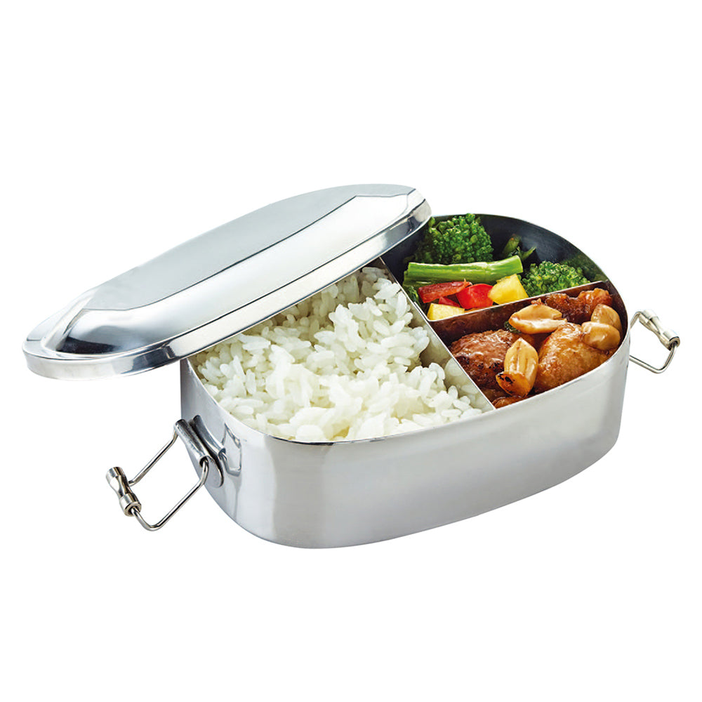 Le idea│PERFECT 316 stainless steel square double-layer lunch box