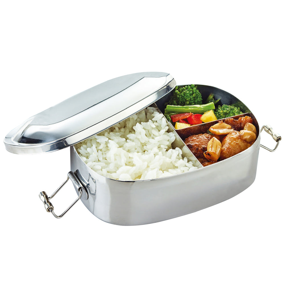 Le idea│PERFECT 316 stainless steel square double-layer lunch box