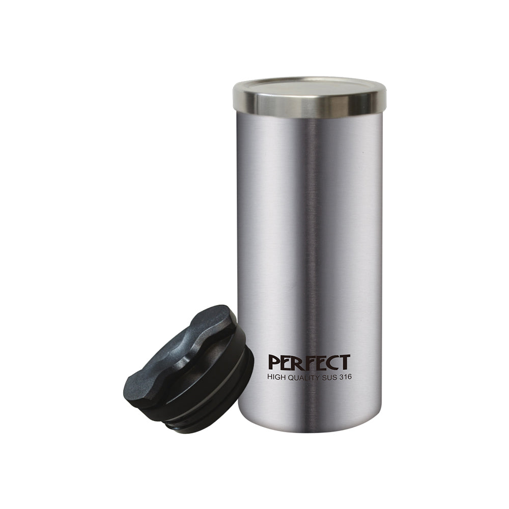 Le idea│PERFECT ultimate 316 stainless steel vacuum double lid coffee cup straight drinking cup