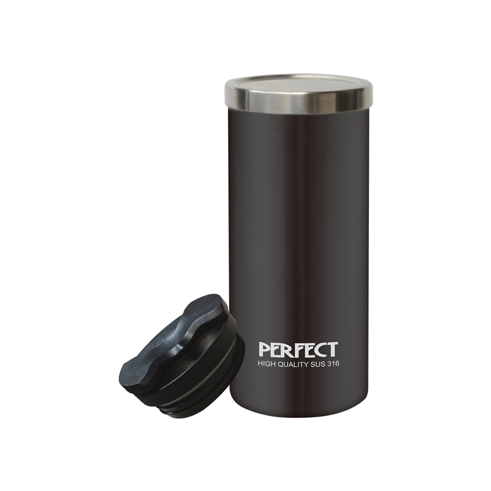 Le idea│PERFECT ultimate 316 stainless steel vacuum double lid coffee cup straight drinking cup