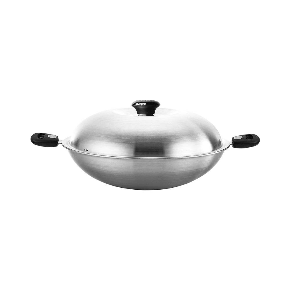 Le idea│PERFECT Jinzhi 316 stainless steel patented non-stick wok with lid