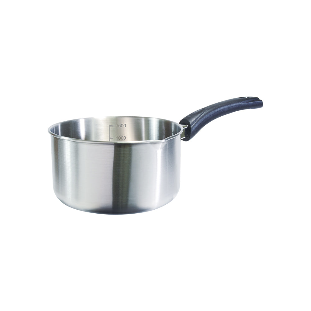 Le idea│PERFECT ultimate 316 stainless steel snow pan soup pot can be used as a graduated measuring cup without lid