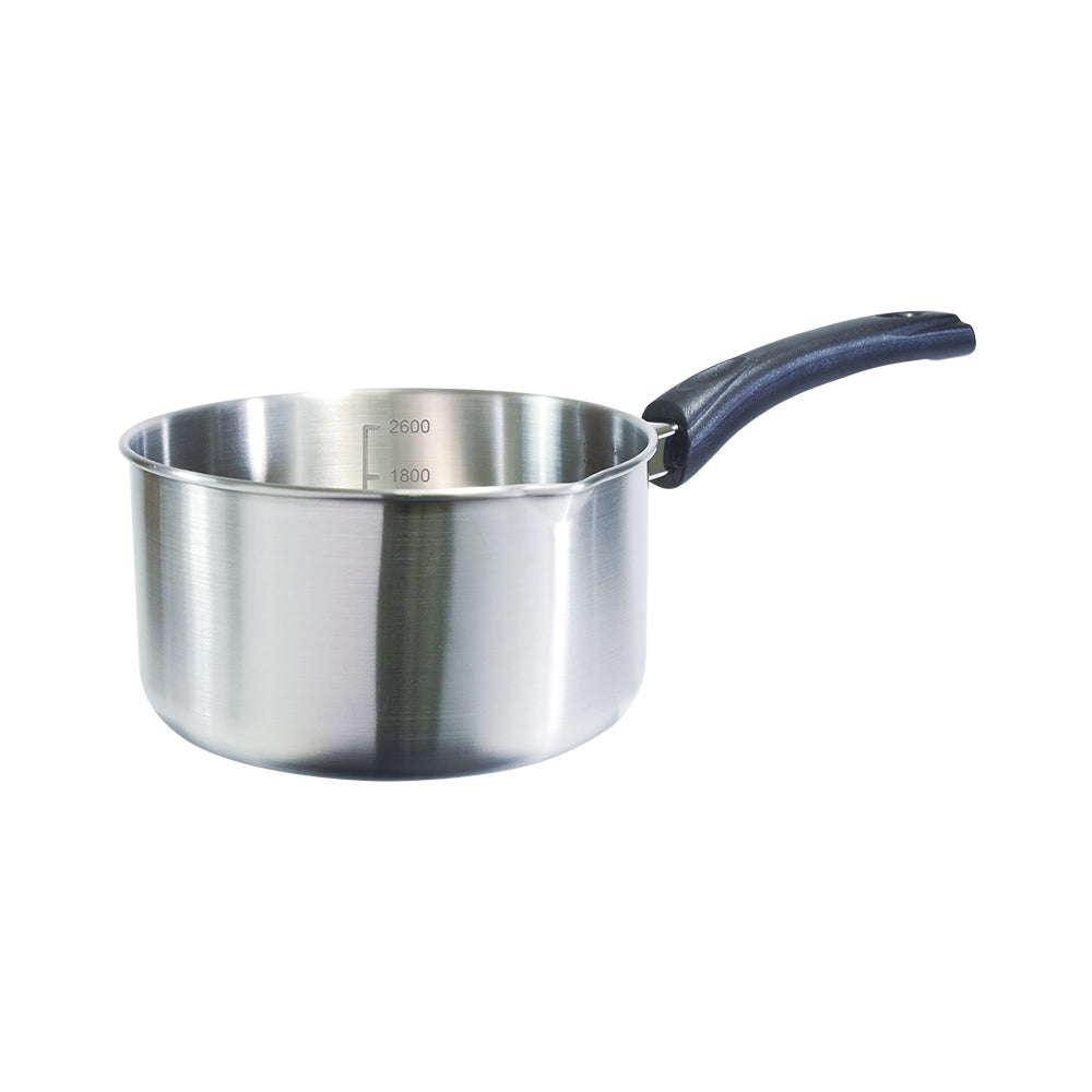 Le idea│PERFECT ultimate 316 stainless steel snow pan soup pot can be used as a graduated measuring cup without lid