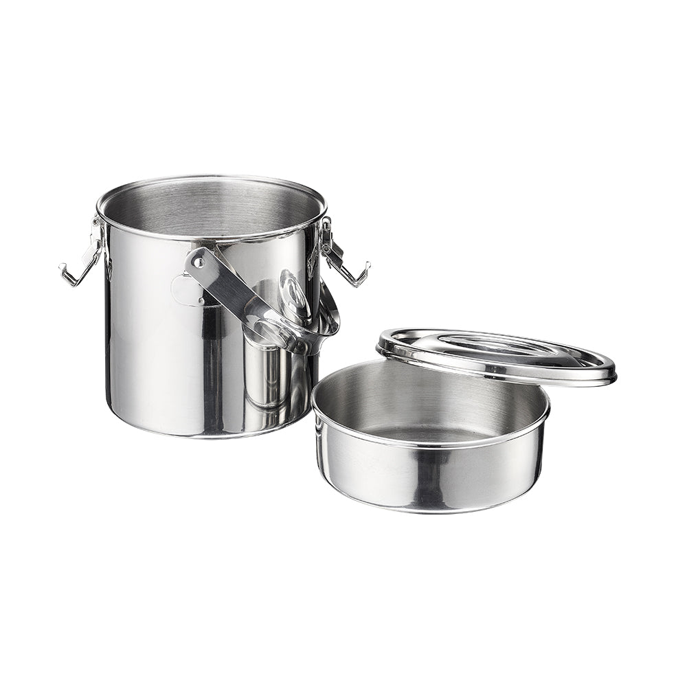 Le idea│PERFECT ultimate 316 stainless steel anti-spill pot food pot portable soup pot lunch box with vegetable plate