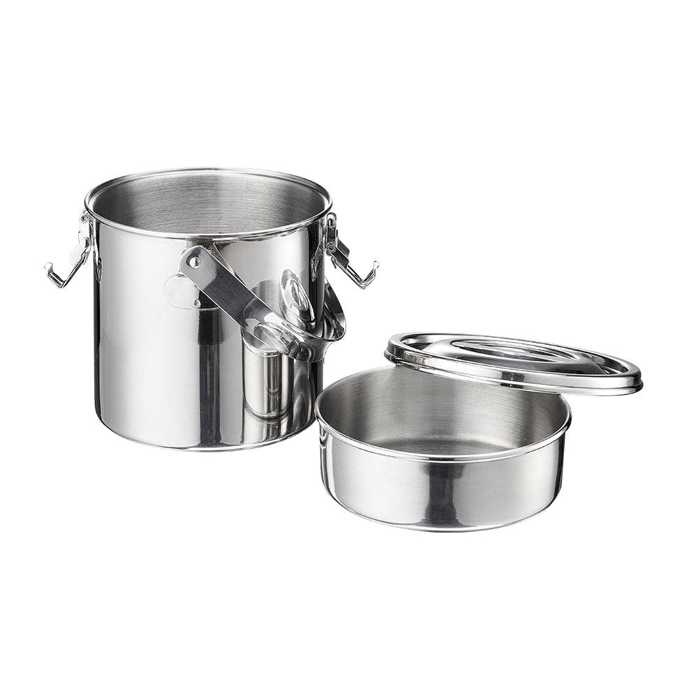 Le idea│PERFECT ultimate 316 stainless steel anti-spill pot food pot portable soup pot lunch box with vegetable plate