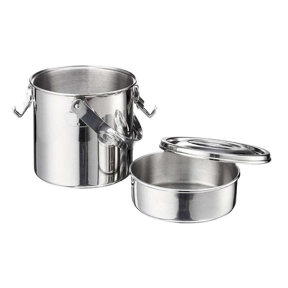 Le idea│PERFECT ultimate 316 stainless steel anti-spill pot food pot portable soup pot lunch box with vegetable plate