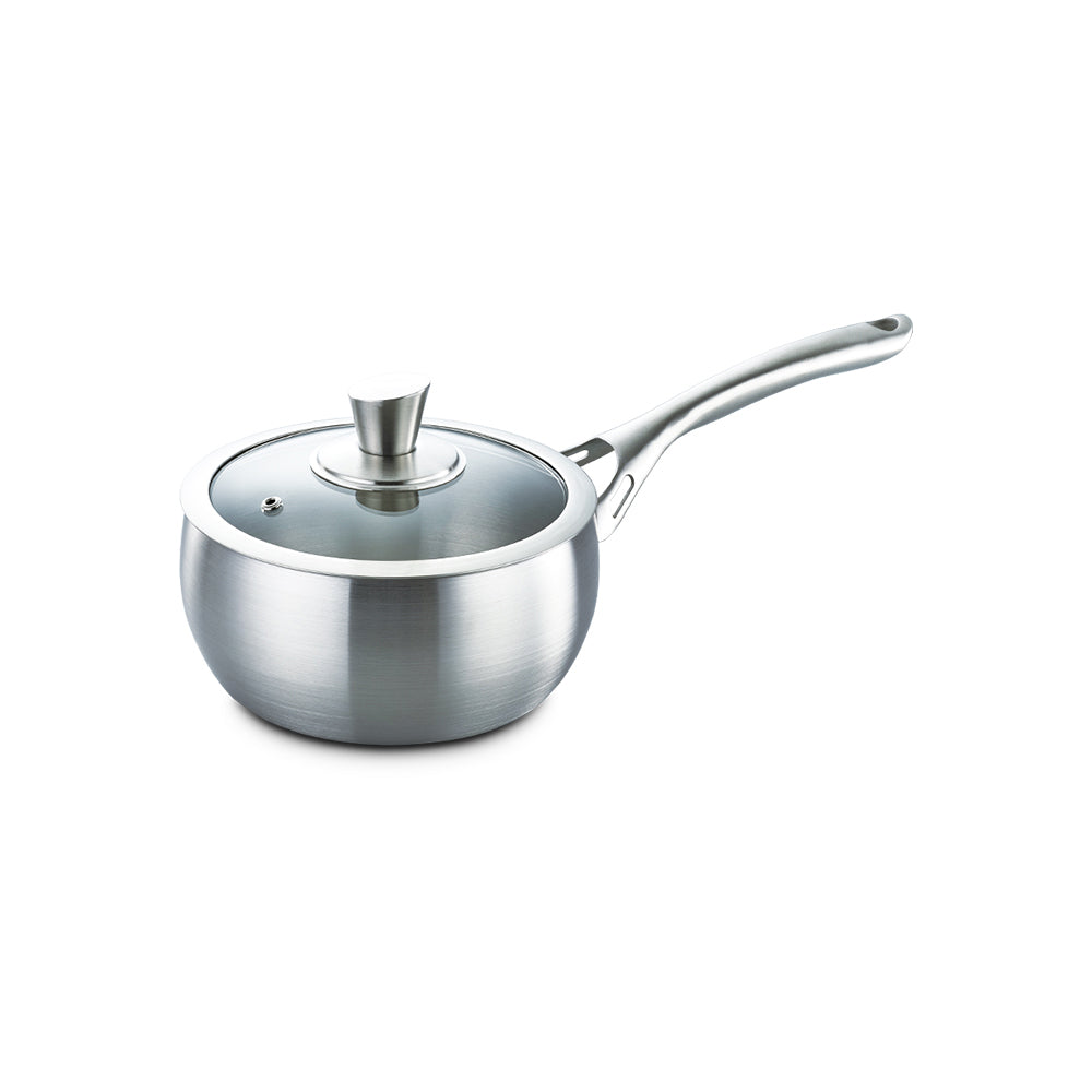 Le idea│Miyaco elegant 316 stainless steel seven-layer composite gold soup pot IH