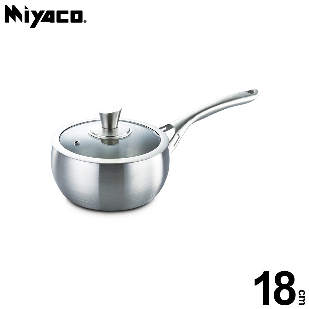 Le idea│Miyaco elegant 316 stainless steel seven-layer composite gold soup pot IH