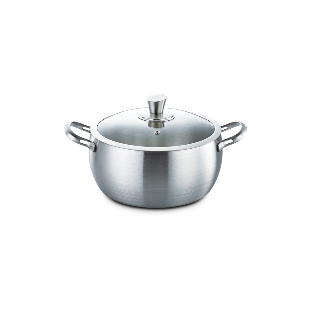 Le idea│Miyaco elegant 316 stainless steel seven-layer composite gold soup pot IH