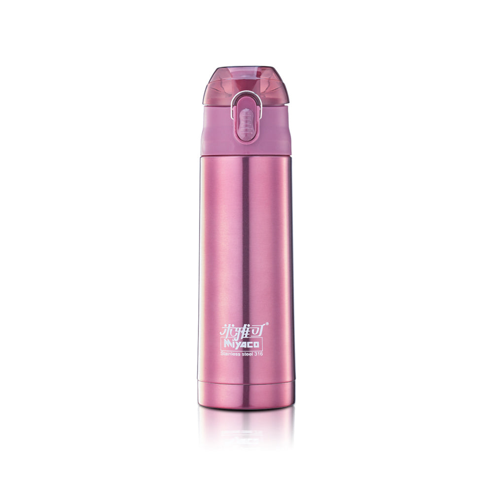 Le idea│Miyaco classic 316 stainless steel pop-up vacuum flask one-click opening thermos cup