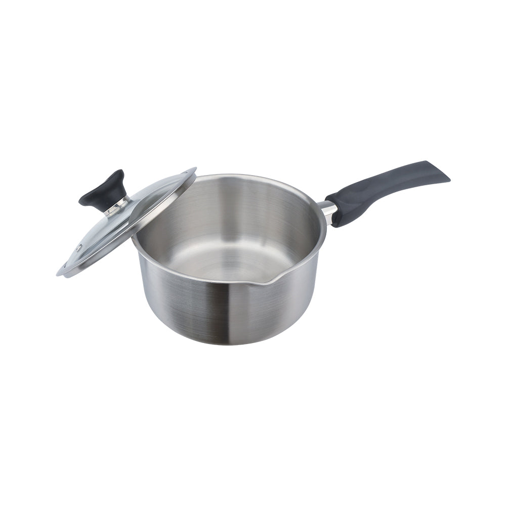 Le idea│Miyaco classic 316 stainless steel five-layer composite gold flake hand pot snow pan IH with lid