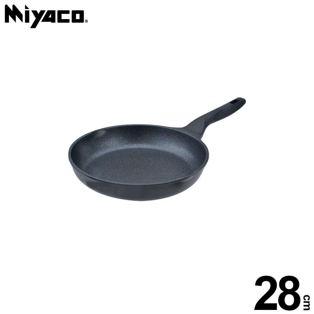 Le idea│Miyaco mineral rock casting non-stick frying pan IH without lid