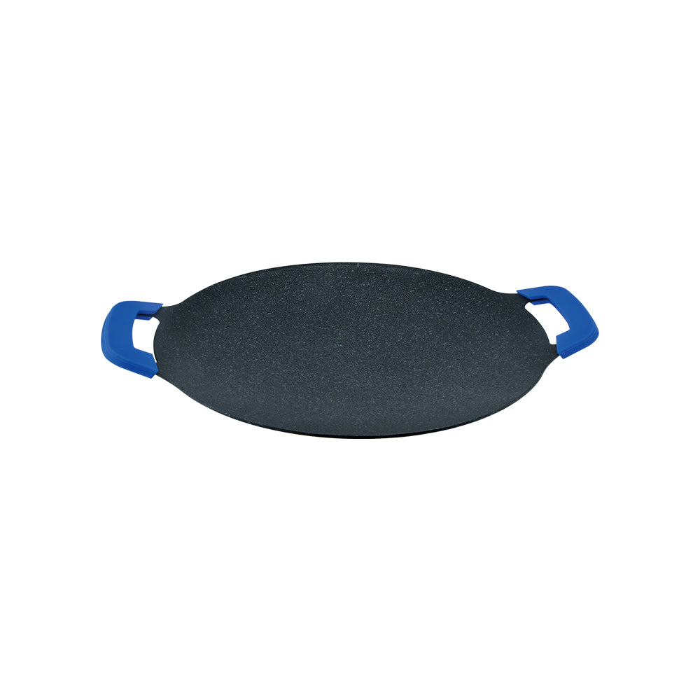 Le idea│Miyaco mineral rock casting non-stick baking pan Korean barbecue plate moon baking pan round baking pan camping artifact IH