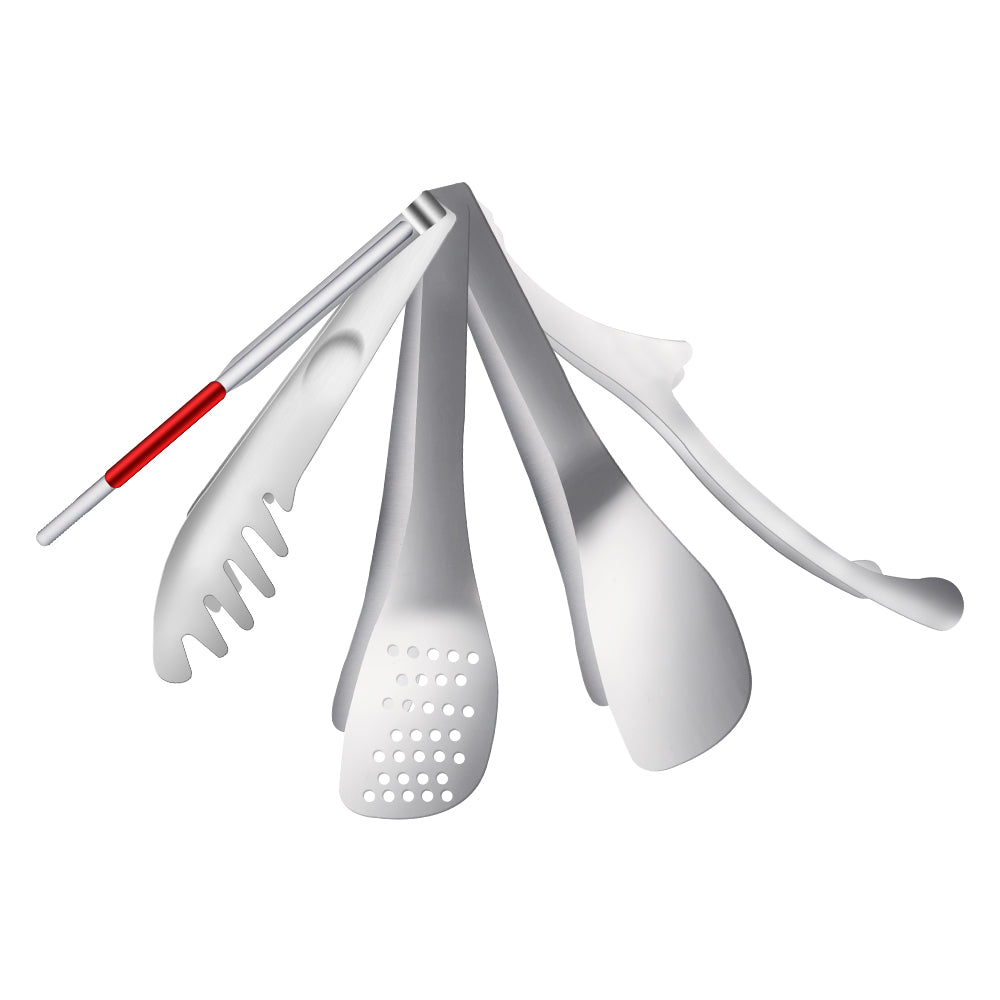 Le idea│PERFECT Jinzhi 316 stainless steel small hardware tableware food tongs barbecue tongs noodles tongs cooking tongs