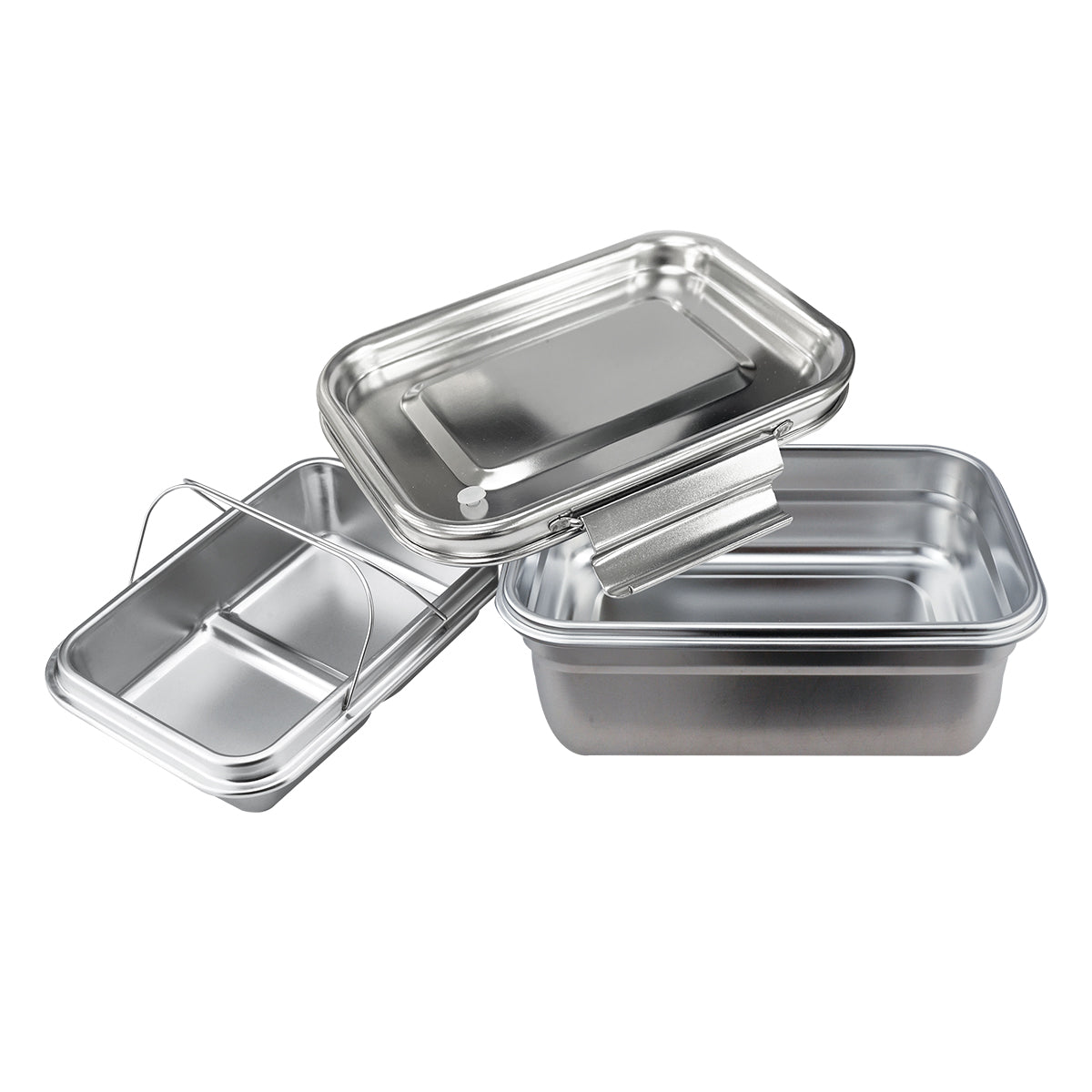 Le idea│PERFECT ultimate 316 stainless steel sealed lunch box square lunch box crisper box