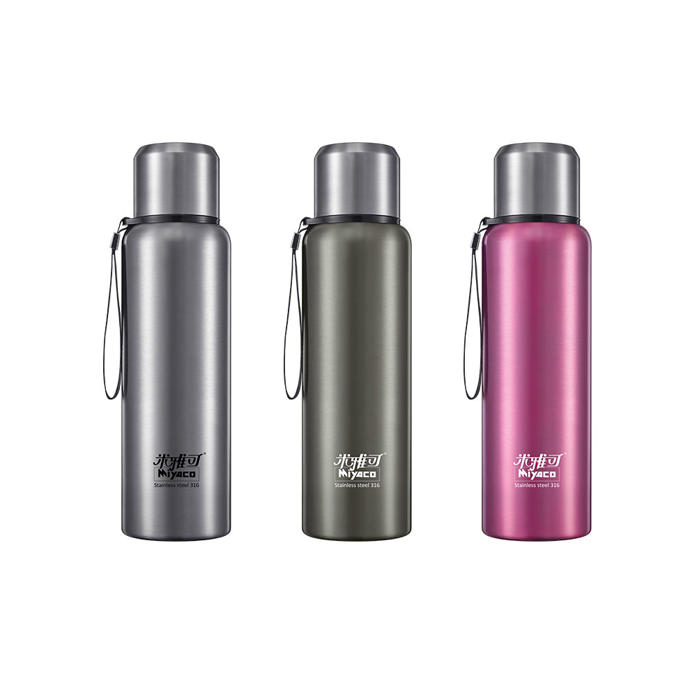 Le idea│Miyaco Koruto 316 stainless steel vacuum thermos bottle screw cap thermos cup