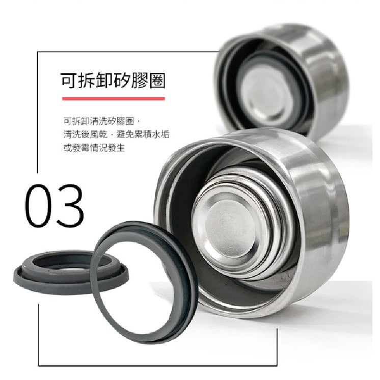 Le idea│PERFECT titanium taste square vacuum insulated cup titanium cup thermos bottle