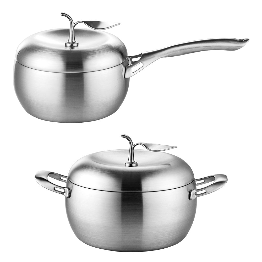 Le idea│PERFECT Extreme 316 apple-shaped seven-layer soup pot