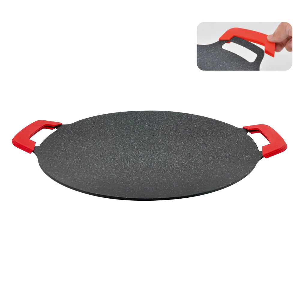Le idea│PERFECT cast non-stick baking pan camping barbecue pan baking pan IH without lid