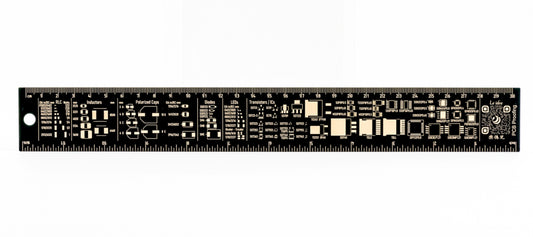 Le idea 樂德兒│30CM PCB Ruler 電路板直尺 電子工程尺 PCB打樣 樂德兒沉金電路板尺