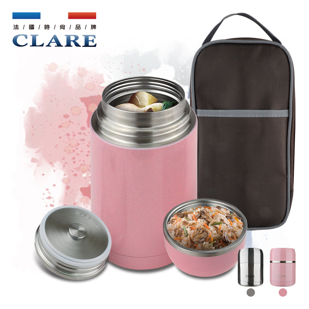 Le idea│CLARE crystal 316 stainless steel stew pot simmering pot thermal jar