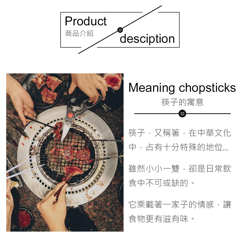 Le idea│PERFECT taste hexagonal alloy chopsticks hexagonal chopsticks macaron chopsticks colorful chopsticks fiberglass chopsticks