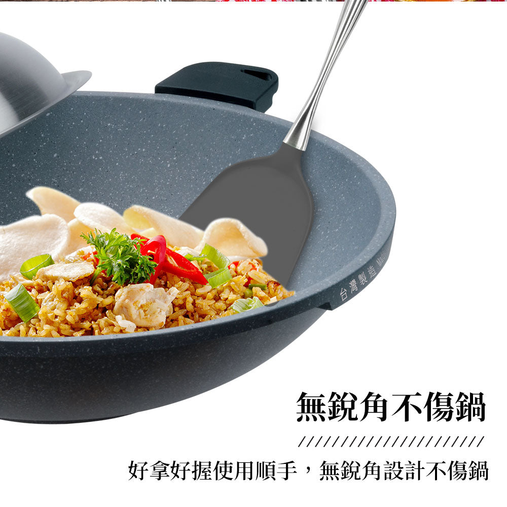 Le idea│PERFECT crystal food grade silicone tableware heat-resistant silicone kitchen utensils frying spoon soup spoon