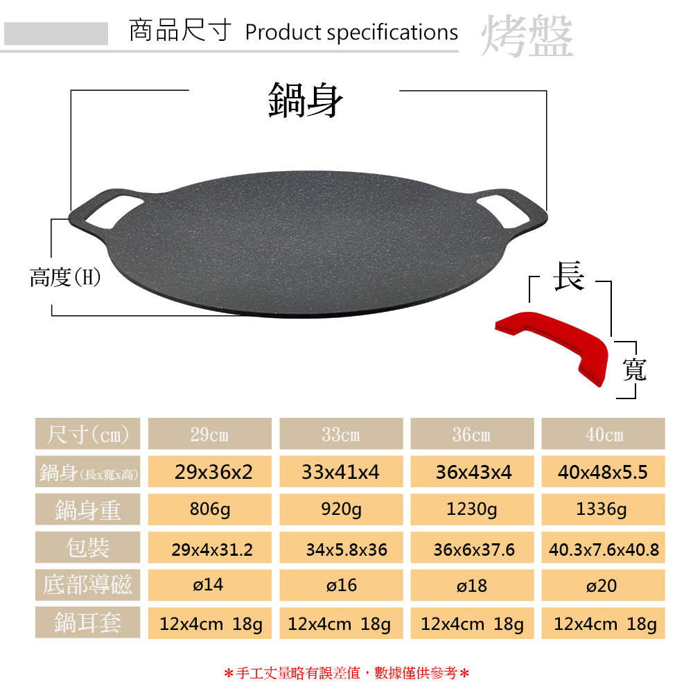 Le idea 樂德兒│PERFECT 理想牌 極緻鑄造 不沾烤盤 露營烤肉盤 烤盤 IH 無蓋