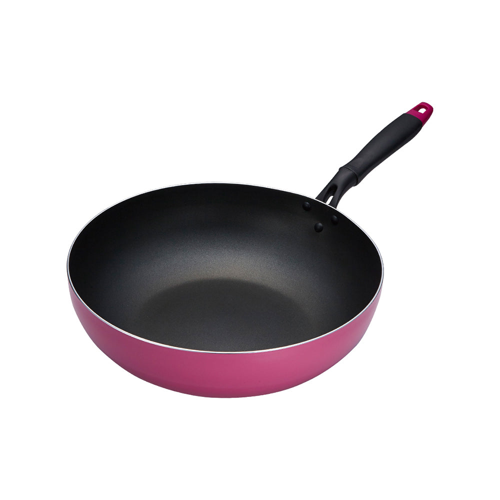 Le idea│PERFECT Japanese-style non-stick wok deep non-stick wok IH without lid