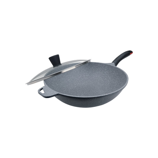 Le idea│PERFECT cast non-stick wok wok IH with lid