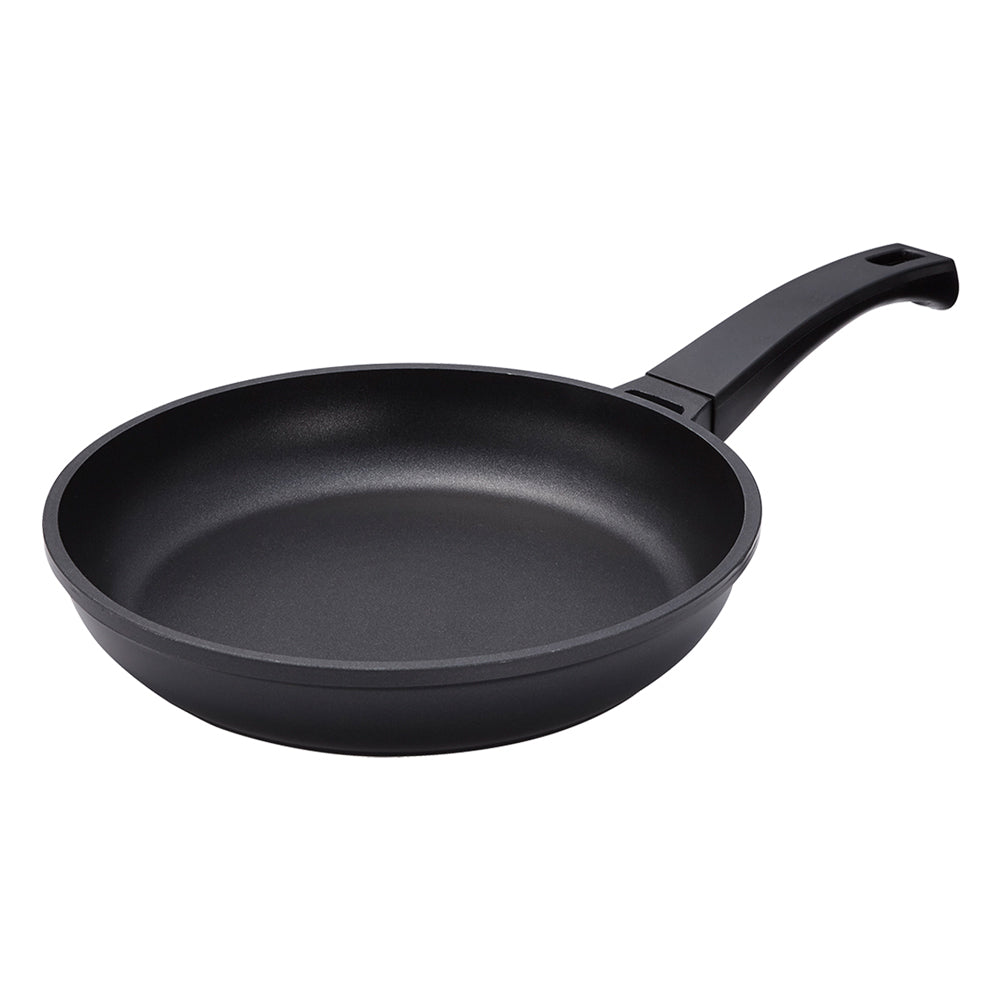 Le idea│PERFECT Japanese-style black gold steel flat frying pan non-stick frying pan IH without lid