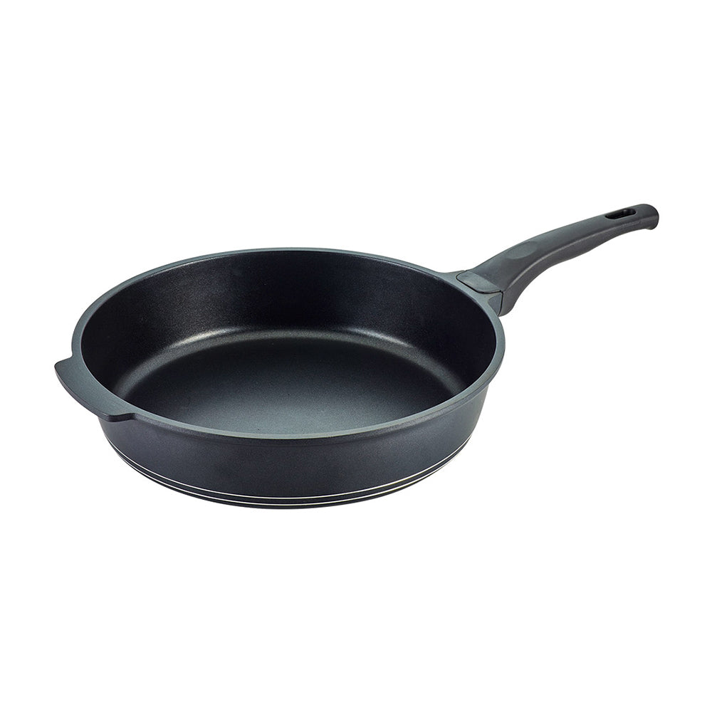 Le idea│PERFECT Japanese-style black gold steel deep pan IH without lid