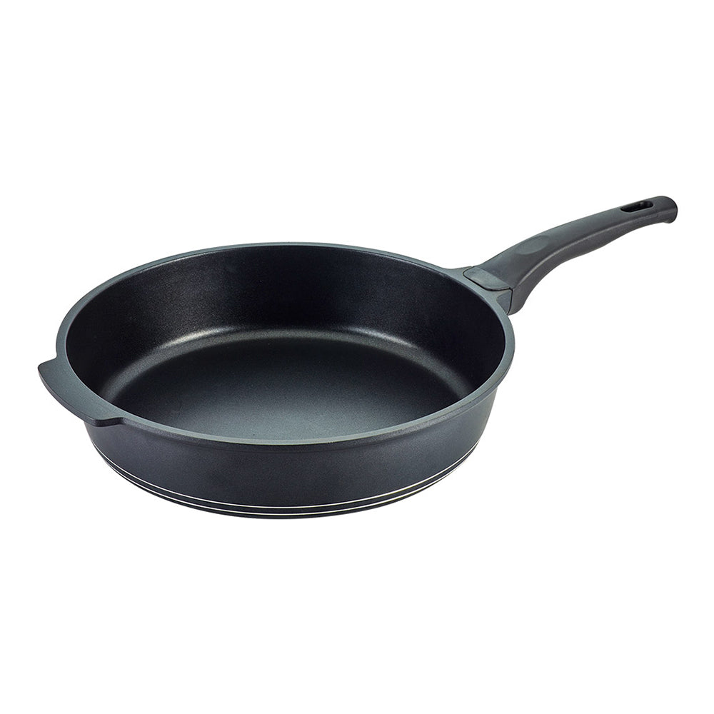 Le idea│PERFECT Japanese-style black gold steel deep pan IH without lid