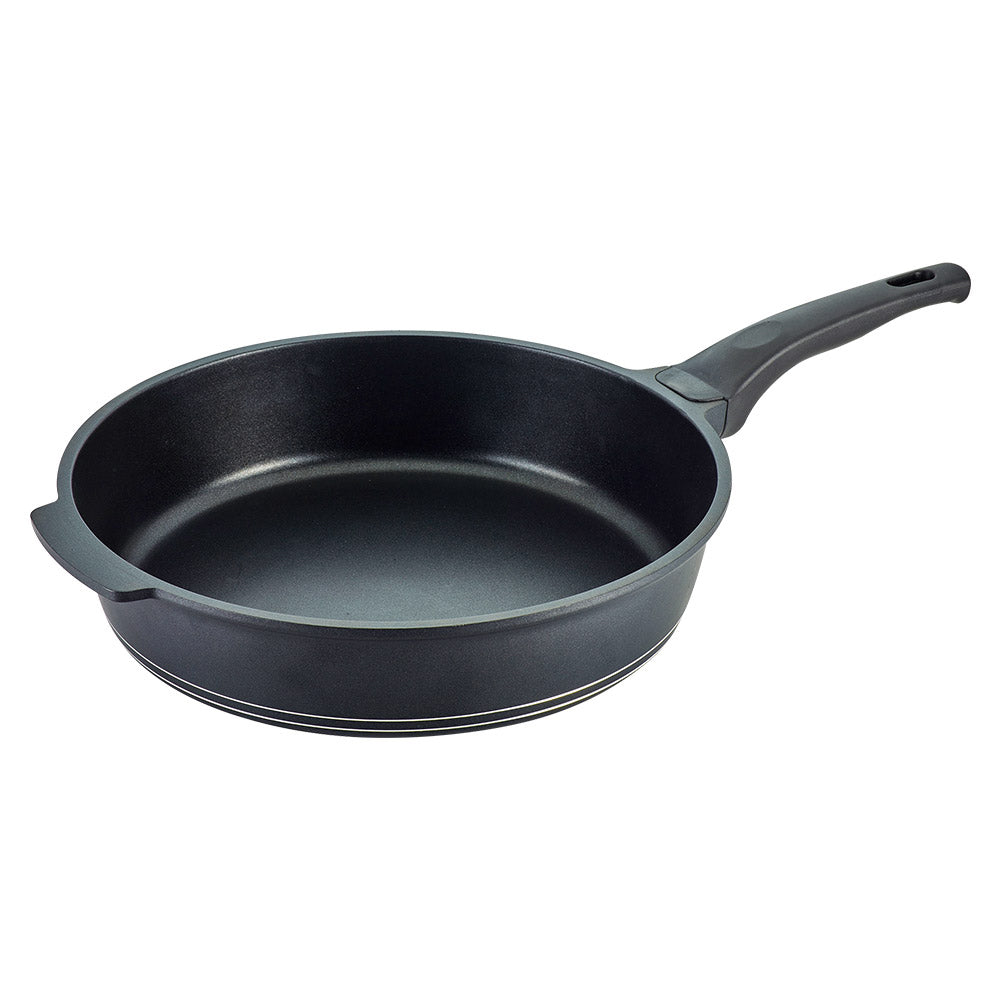 Le idea│PERFECT Japanese-style black gold steel deep pan IH without lid