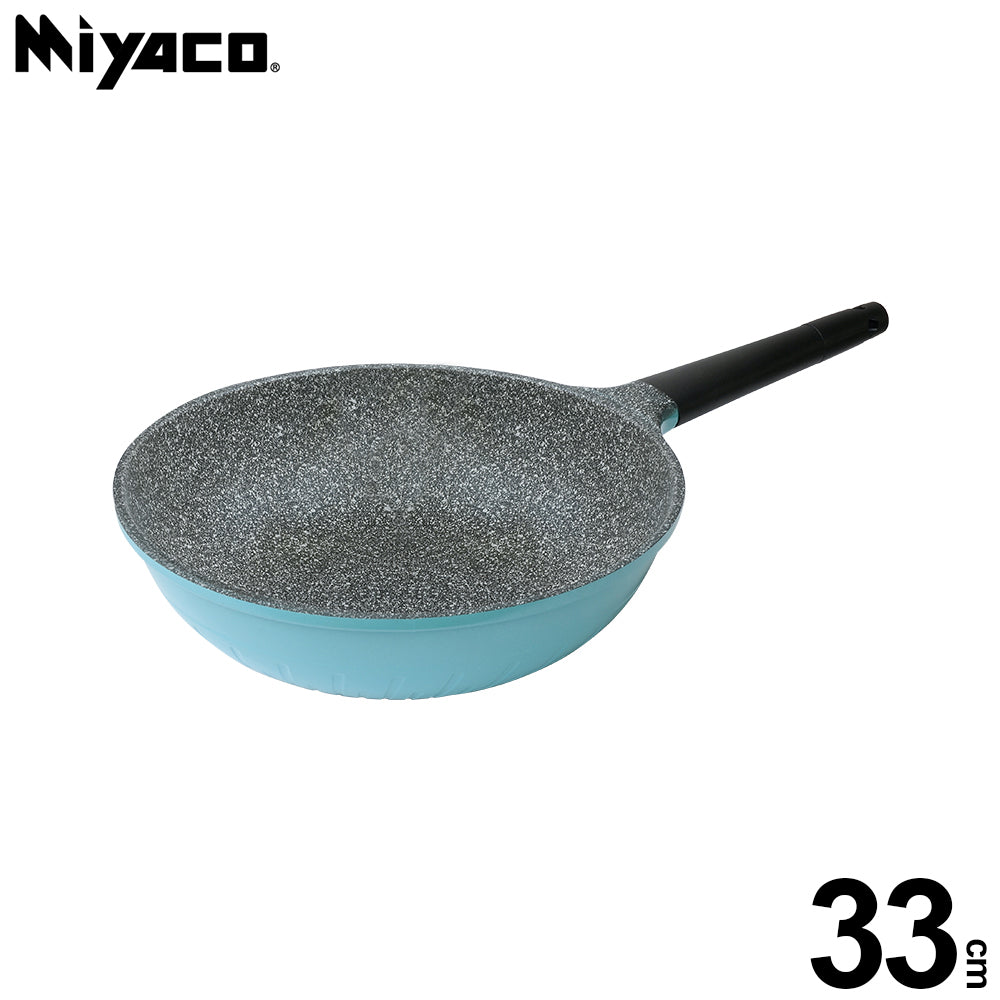 Le idea│Miyaco European crystal diamond lightweight non-stick wok IH without lid