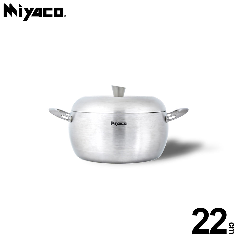 Le idea│Miyaco Ringo 316 stainless steel seven-layer composite gold soup pot IH